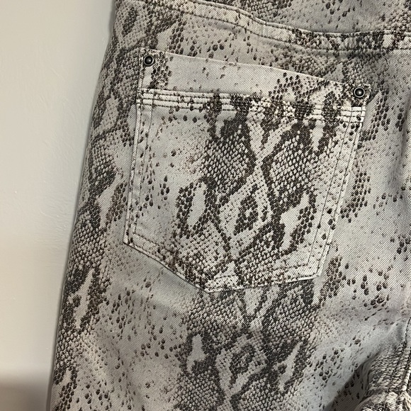 Charlie B Python jeans. Worn once. - Picture 4 of 5